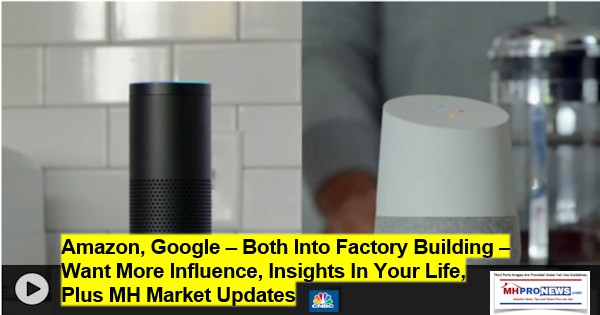 AmazonGoogleBothIntoFactoryBuildingMoreInsightsInfluenceLifePlusMHMarketUpdates