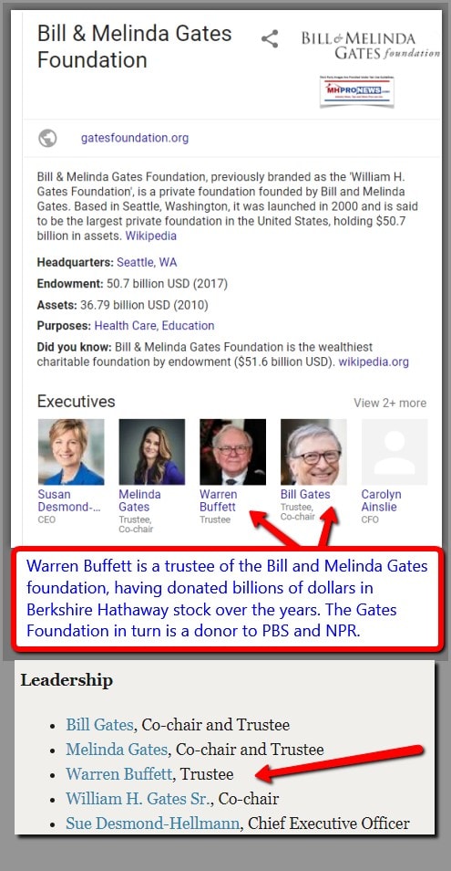 BillMelindaGatesFoundationWarrenBuffettDailyBusinessNewsMHProNews