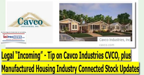 CavcoIndustriesLogoCVCOCavcoManufacturedHousingImageLegalIncomingTipCavcoPlusManufacturedHousingIndustryConnectedStocks