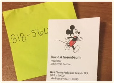 DisneyBusinessCardDavidAGreenbaumDailyBusinessNewsMHProNews