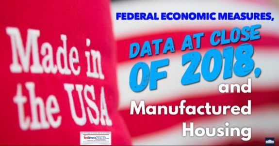 FederalEconomicMeasuresDataAtCloseof2018ManufacturedHousingDailyBusinessNewsMHProNews