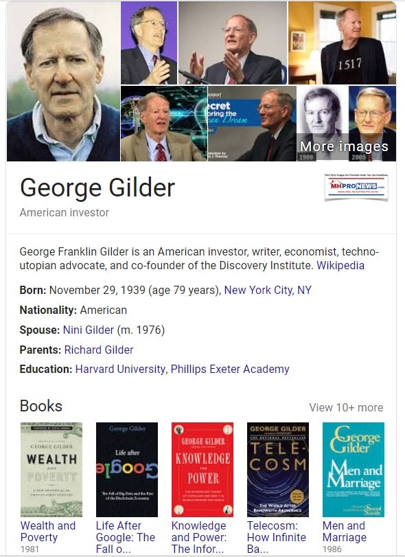 GeorgeGilderAmericanInventorWikipediaDailyBusinessNewsMHproNews
