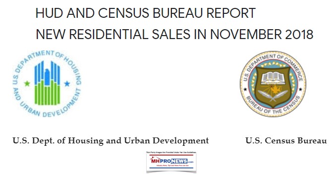 HUDCensusBureauNewResidentialSalesNov2018PressReleaseDailyBusinessNEwsMHproNews