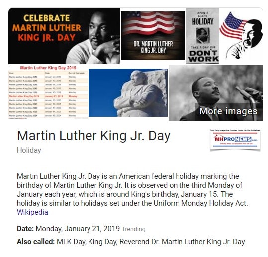 MartinLutherKingJrDayWikiManufacturedHousingIndustryDailyBusinessNewsMHProNews