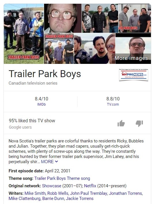 TrailerParkBoysWikipediaDailyBusinessNewsMHProNews