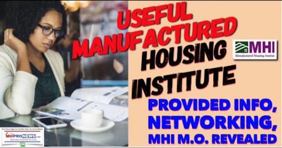 UsefulManufacturedHousingInstituteLogoInfoMHILogoMORevealedDailyBusienssNEwsMHProNews