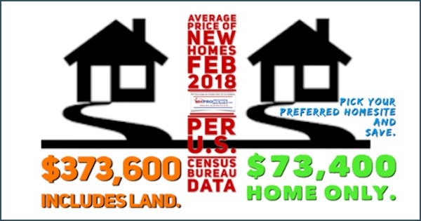 AvgPriceCompareConventionalHouseWithLandManufacturedHousingHomeOnlyFeb2018DailyBusinessNewsMHProNews