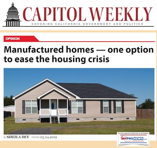 CapitolWeeklyManufacturedHomesSheilaDeyPHotoHeadlineLogo