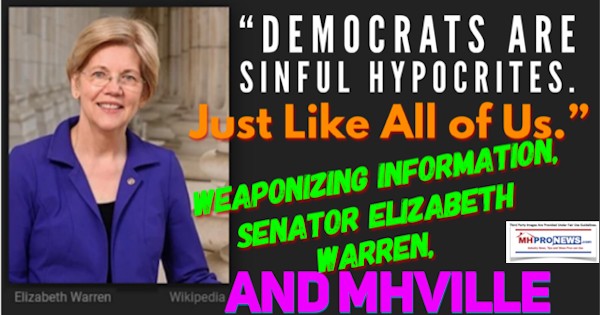 DemocratsAreSinfulHypocritsJustLIkeAllofUsWeaponizingInformationWeaponizingINformationSenatorElizabethWarrenMHIvilleDailyBusinessNewsMHProNews