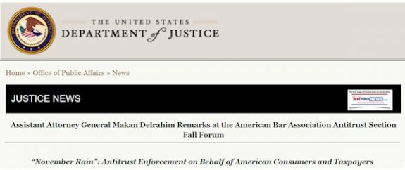 DepartmentofJusticeAntitrustDivisionAstAGMakanDelrahimABARemarksNovemberRainAntitrustEnforcementonBehalfofAmericans