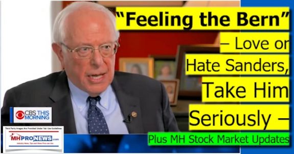 FeelingTheBernLoveorHateSandersTakeHimSeriouslyPlusMHStockMarketUpdatesDailyBusinessNewsMHProNews