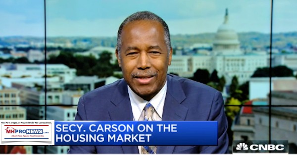 HUDSecretaryBenCarsonOnHousingMarketDailyBusinessNewsMHProNews