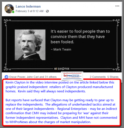 LanceIndermanItisEasierToFoolPeopleThanConvincethemThatTheyHavebeenFooledMarkTwain6-415x430