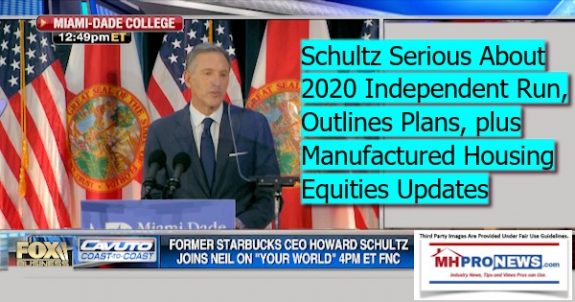 SchultzSeriousAbout2020IndependentRunOutlinesPlansPlusManufacturedHOusingEquiteisUpdatesMHProNews