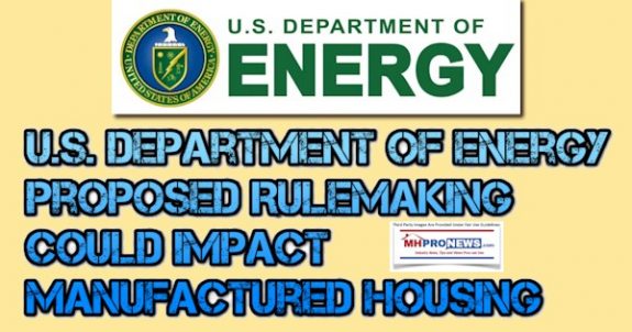 USDeptOfEnergyProposedRuleMakingCouldImpactManufacturedHousing