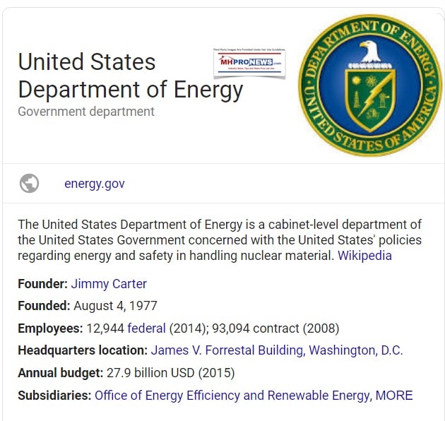 UnitedStatesDepartmentofEnergyDailyBusinessNewsMHProNews