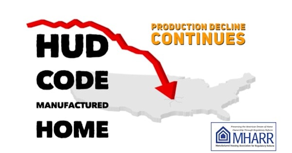 HUDCodeManufacturedHomeProductionSlideContinuesDailyBusinessNewsMHProNews