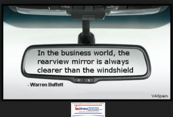 InBusinessWorldRearViewMirroIsAlwaysClearerThantheWindshieldWarrenBuffettMHProNews-575x391