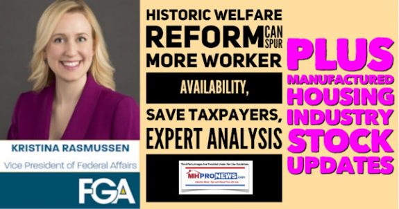 KristinaRasmussenVPFederalAffairsFGATrumpAdminWelfareReform2020PlanDailyBusinessNewsMHProNews