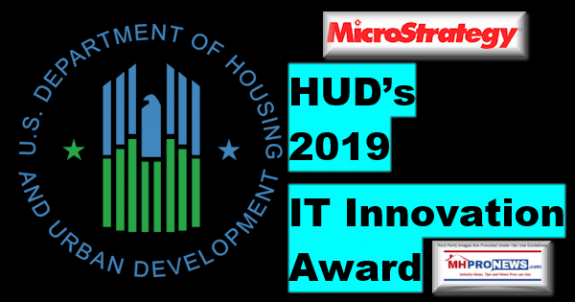 HUDMicroStrategy2019InnovationAwardManufacturedHousingIndustryMHProNews