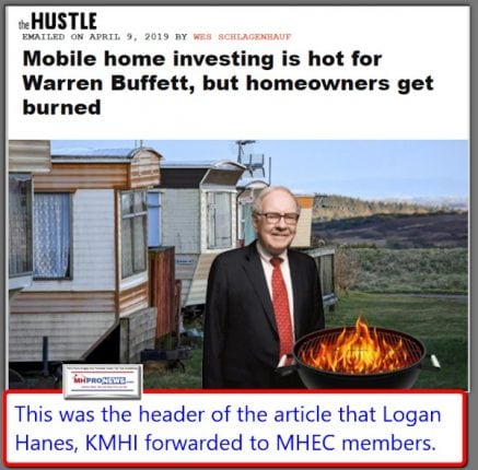 TheHustleMObileHomeInvestingHotWarreNBuffettHomeownersGetBurnedMHProNews