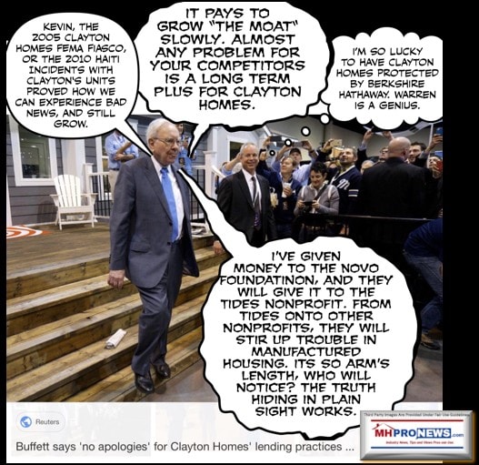 WarrenBuffettKevinClaytonPhotoClaytonHomesModelHomePhotoBerkshireHathawayAnnualEventPhotoMemeCartoonManufacturedHomeIndustryMHProNews