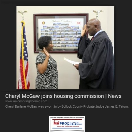 CherylMcGawJoinsHousingCommissionUnionSpringsHeraldManufacturedHOusingMHProNews