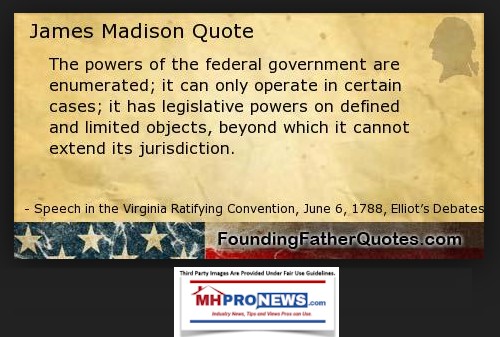 JamesMadisonQuotePowersofFederalGovernmentEnumeratedDailyBusinessNewsMHProNews