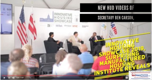 NewHUDSecretaryBenCarsonInnovativeHousingShowcase2019SurprisingManufacturedHousingInstituteRevealsDailyBusinessNewsMHpronews