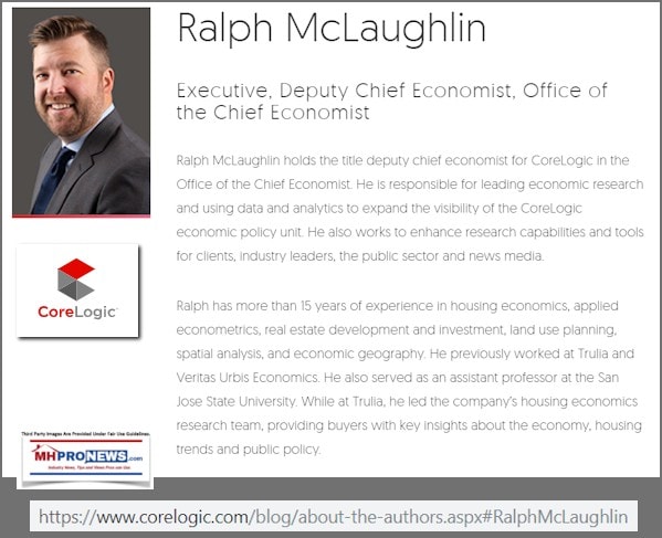 RalphMcLaughlinPhotoDeputyChiefEconomistCoreLogicDailyBusinessNewsMHProNews