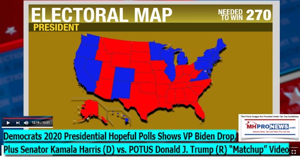 Democrats2020PresidentialHopefulPollsShowVPBidenDropPlusSenatorKamalaHarrisVsPOTUSTrumpMatchupVideoMHProNews