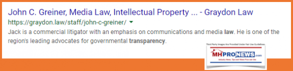 JohnCGreinerMediaLawIntellectualPropertyTransparencyGraydonLawMHIOutsideAttorney