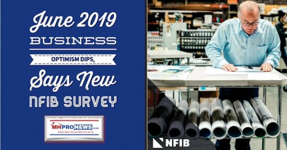 June2019BusinessOptimismDipsSaysNewNFIBSurveyManufacturedHomeProNews