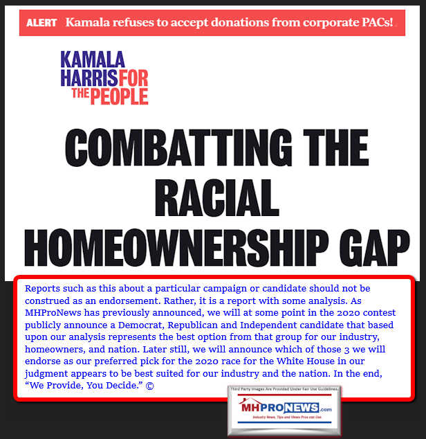 KamalaHarrisForThePeopleLogoCombattingRacialHomeownershipGapManufacturedHomeProfessionalNews