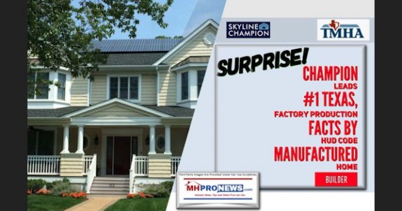 SupriseChampionLeads#1TexasFactoryProductionFactsHUDCodeManufacturedHomeBuilderMHProNews