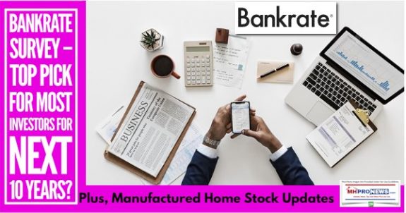 BankrateSurveyTopPickMostInvestorsNext10YearsPlusManufacturedHomeStockUpdates