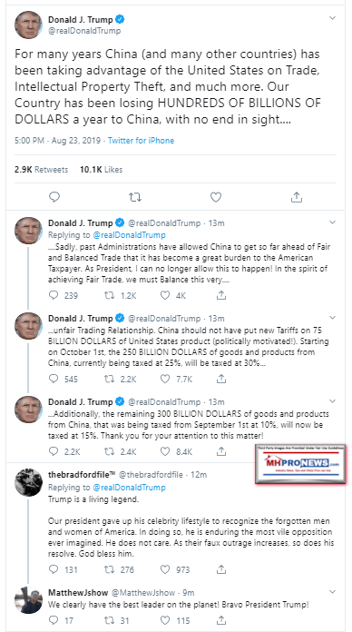 DonaldTrumpTweetsChina8232019