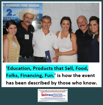 EducationProductsSellFoodFolksFinancingFunLegacyHousingWholesaleFallShow2019ManufacturedHomeProNews