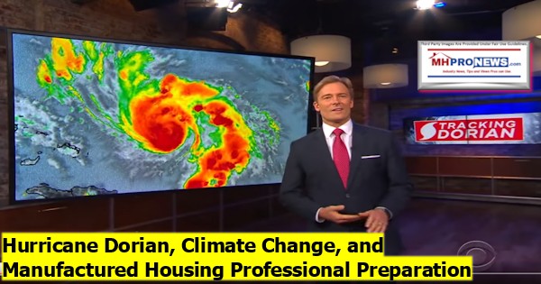 HurricaneDorianClimateChangeManufacturedHousingProfessionalPreperationManufacturedHomeProNews