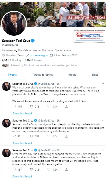 TXSenatorTedCruzR-ElPasoWalmartShootingMHProNews