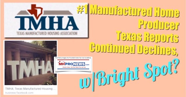 TexasManufacturedHousingAssocLogoTMHAlogoManufacturedHomeProducerTexasReportsContinuedDeclinesWBrightSpotMHProNews