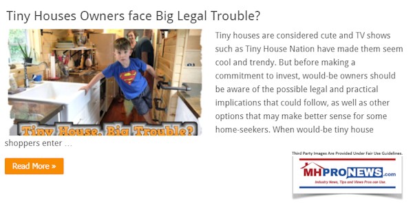 TinyHouseBigTroubleManufacturedHomeLivingNewsMHProNews