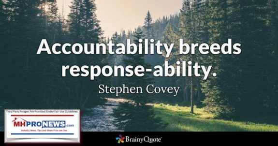 AccountabilityBreedsRespons-abilityStephenCoveyBrainyQuoteManufacturedHomeProNews