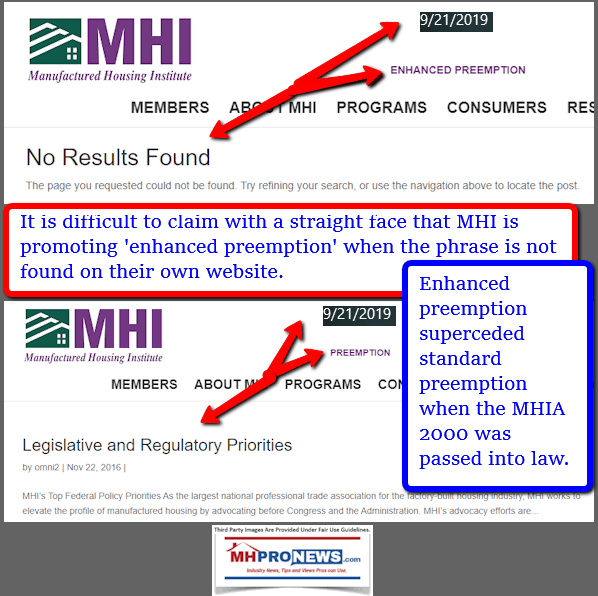 EnhancedPreemptionFederalPreemptionHUDCodeManufacturedHomesManufacturedHousingInstitutelogoMHILogoMHProNewsFactCheck