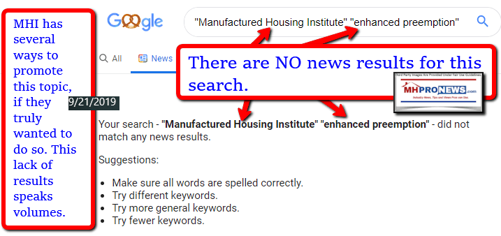 ManufacturedHousingInstituteEnhancedPreemptionGoogleNewsSearch9212019MHProNews