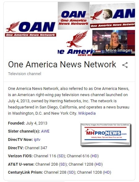 OneAmericanNewsNetworkWikiManufacturedHomeProNews
