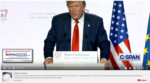 PresidentTrumpGlobalWarmingG7PressConferenceCrisisMHProNews