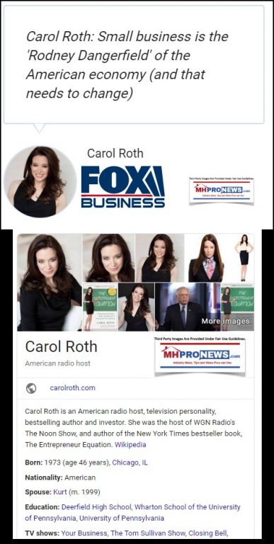 CarolRothWikiFoxBusinessManufacturedHomeProNews