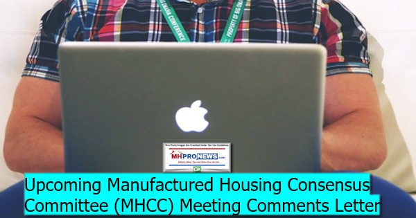 UpcomingManufacturedHousingConsensusCommitteeMHCCCommentsLetterMHProNews