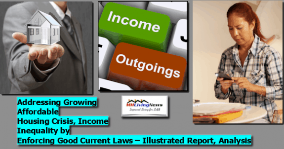 AddressingAffordableHousingCrisisIncomeInequalityEnforcingGoodCurrentLawsIllustratedReportAnalysisManufacturedHomeLivingNews